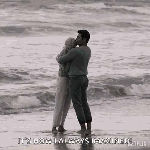 Kissing Long Walks On The Beach GIF