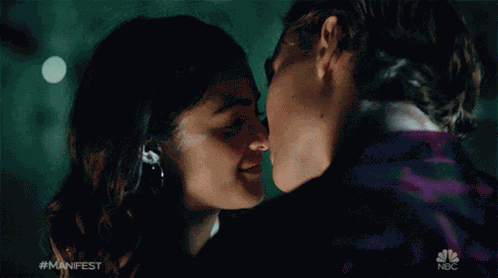 Kissing Olive Stone GIF