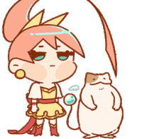 Kitkatandahalf Mood Magical Girl Mio Sticker