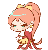 Kitkatandahalf Mood Magical Girl Mio Sticker