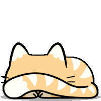 Kitten Is Shy Sticker