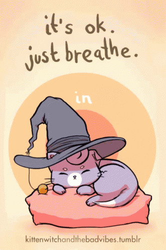 Kittenwitch Its Okay Just Breathe GIF