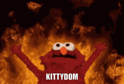 Kittydom Elmo Fire GIF