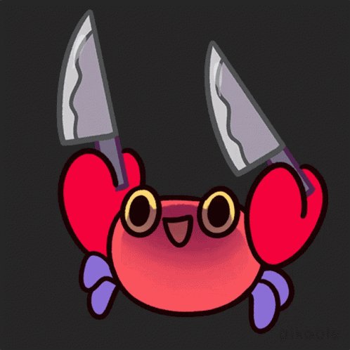 Knife Crabby Crab GIF