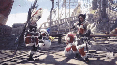 Knights Of Gwen Monster Hunter World GIF