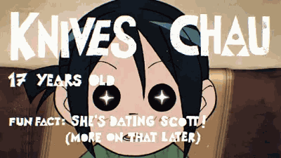 Knives Chau Scott Pilgrim GIF