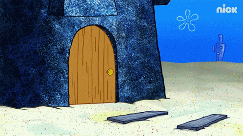 Knocking On The Door Spongebob GIF