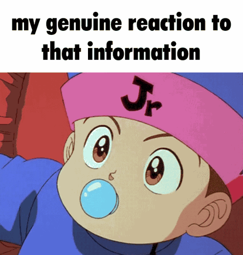 Koenma My Genuine Reaction To That Information GIF