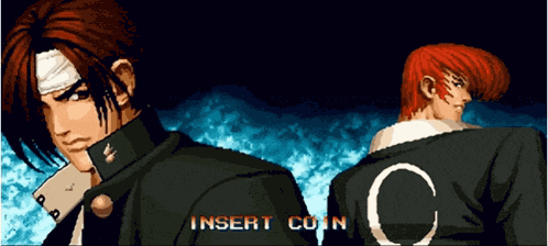 Kof95 - Kyo Kusanagi Iori Yagami GIF