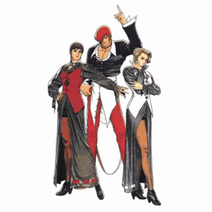 Kof96 - Team Yagami - Iori Mature Vice GIF