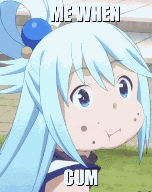 Konosuba Aqua Cum GIF
