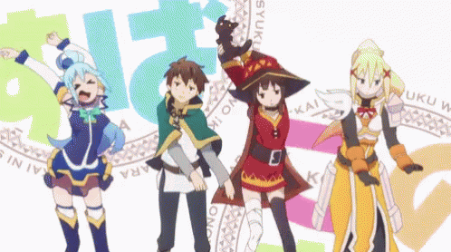 Konosuba Dancing GIF