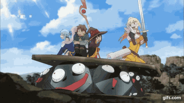 Konosuba Intro GIF