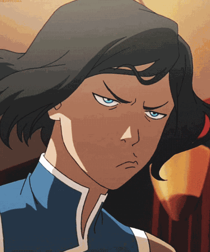 Korra Upset GIF