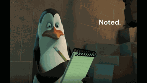 Kowalski Noted GIF