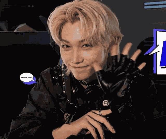 Kpop Flashing Black Felix Gif GIF