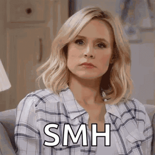 Kristen Bell Smh GIF