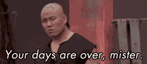 Kung Pow Your Days Are Over GIF