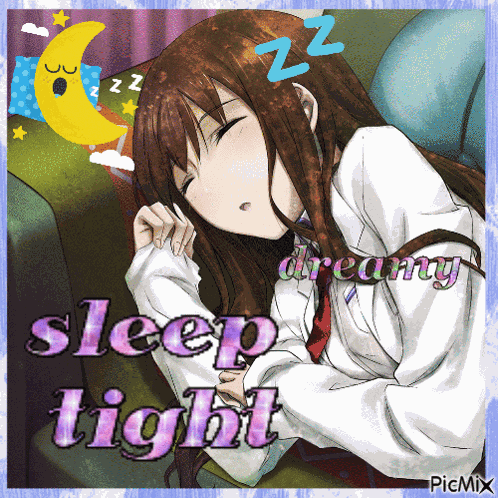 Kurisu Good Night GIF