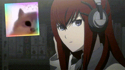 Kurisu Mad Scientist GIF