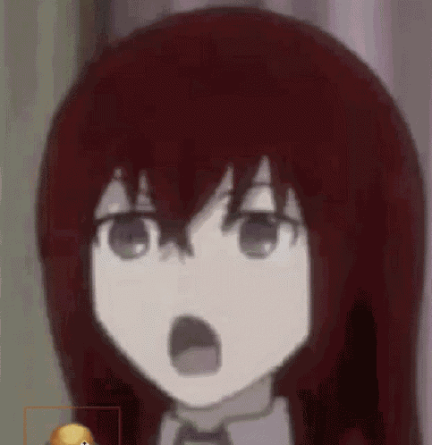 Kurisu Makise Burger GIF