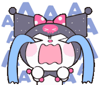 Kuromi Crying Sticker