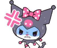 Kuromi Mad Sticker