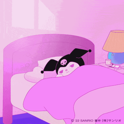 Kuromi Sleepy GIF