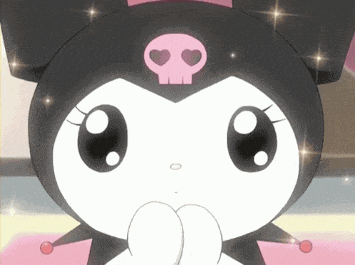 Kuromi Waiting For You GIF