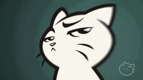 Kuroneko Kurogami Neko Mascot Mascota Gato Gatete Pensando Thinking Think Pensar Calcula Procesa GIF