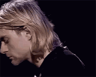 Kurt Cobain Nirvana GIF