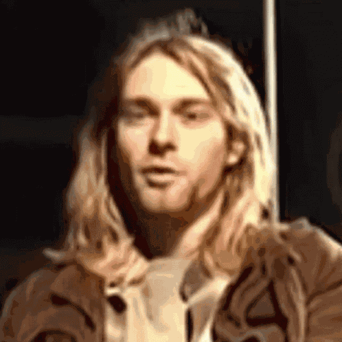 Kurt Cobain Nirvana GIF