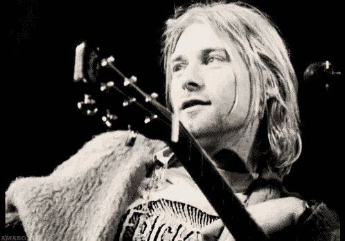 Kurt Cobain Nirvana Smile GIF