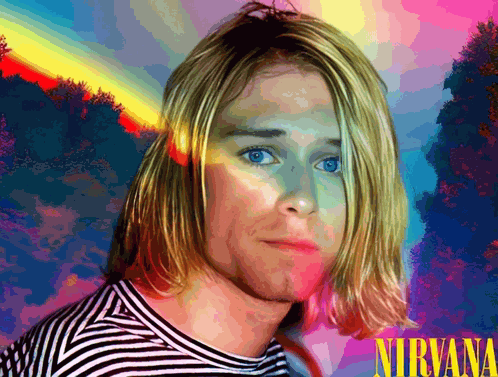 Kurt Cobain Nirvana GIF