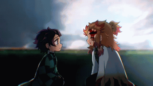 Kyojuro Poka Poka GIF