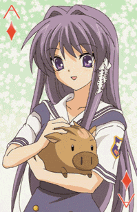 Kyou Fujibayashi Clannad GIF