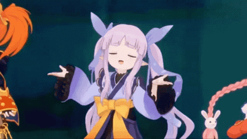 Kyouka Shrug GIF