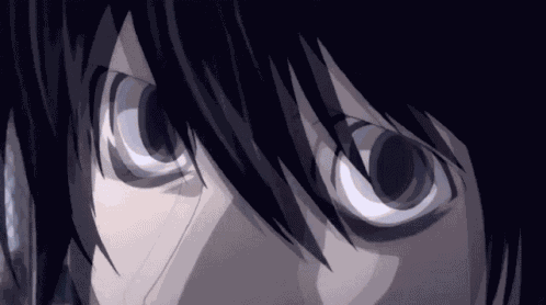 L Lawliet Death Note GIF