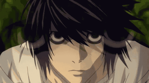 L Lawliet Death Note GIF