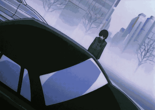 Lain Car GIF