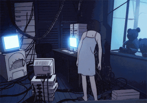 Lain Serial Experiments Lain GIF