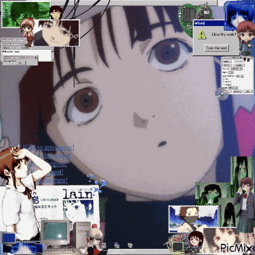 Lain Serial Experiments Lain GIF
