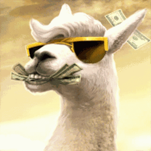 Lama Money GIF