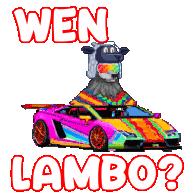 Lambo Wen Sticker