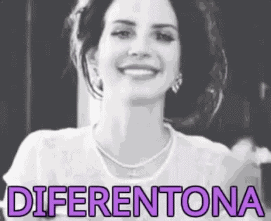 Lana Del Rey Diferentona / Diferente / Hipster GIF