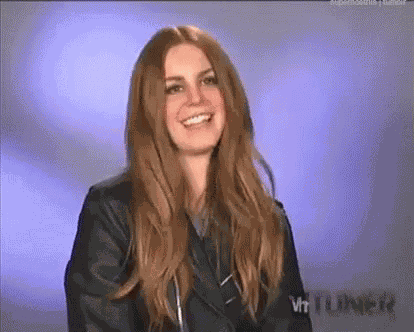 Lana Del Rey Laugh GIF