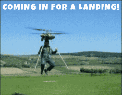 Landing Here I Come GIF