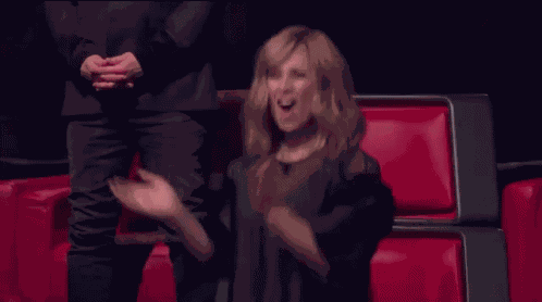Lara Fabian Jumping GIF