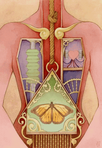 Las Mariposas En El Centro De Tu Ser Equilibran El Corazón Y La Materia GIF