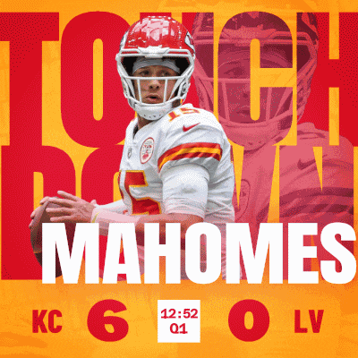 Las Vegas Raiders (0) Vs. Kansas City Chiefs (6) First Quarter GIF
